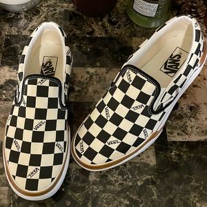 Checkered Platform Vans